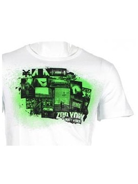 TSHIRTS Zoo-York collage bleachwhit