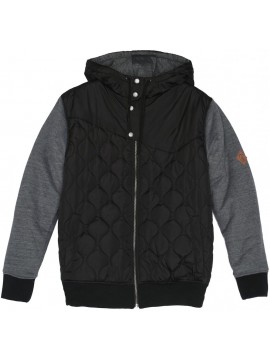 SWEATS hoodzip Volcom sharpfinger quilted black