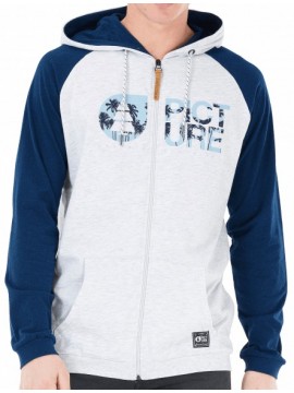 TSHIRTS ls zip Picture Moorea light grey